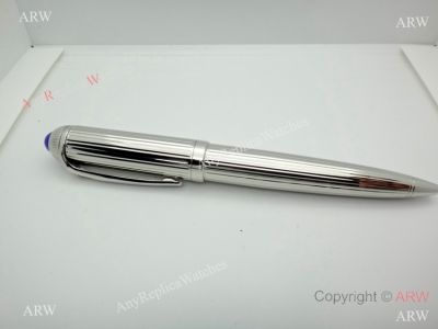 Roadster De Cartier Replica Pens / Stainless Steel Ballpoint Pen / Vertical Model